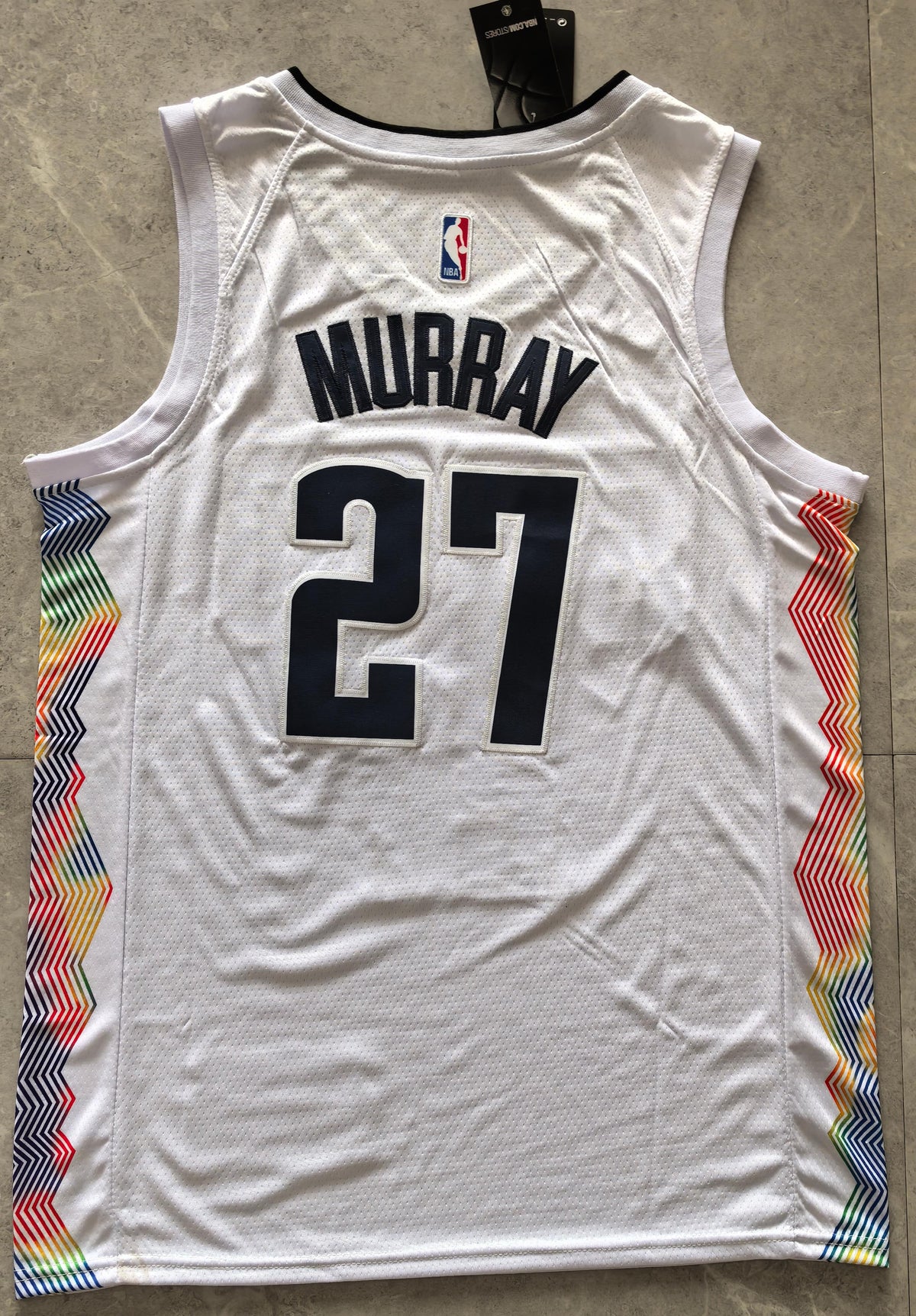 Jamal Murray #27 Denver Nuggets Nike City Edition Swingman Jersey – 5280 White