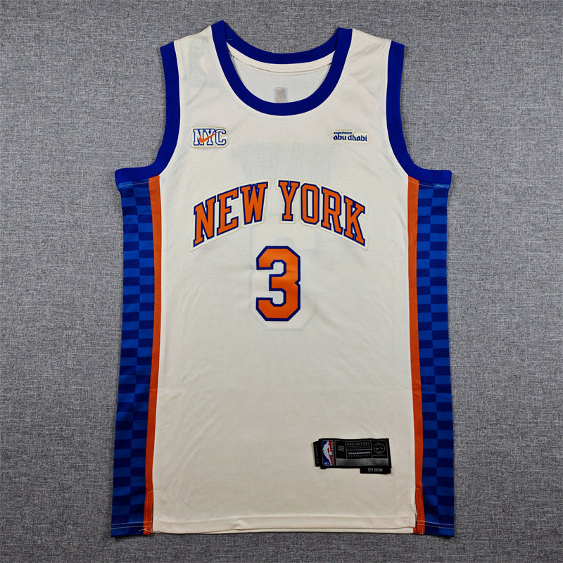 Josh Hart #3 New York Knicks Nike City Edition Swingman Jersey – White