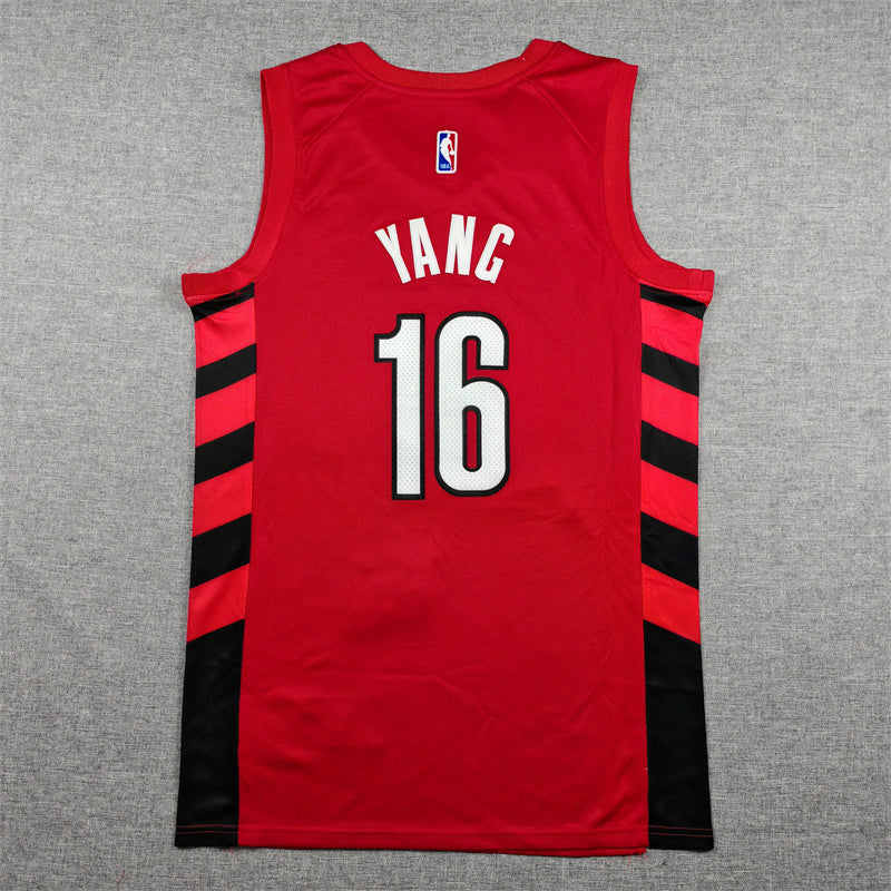 Yang #16 Portland Trail Blazers Statement Edition Jordan Brand Swingman Jersey – Red