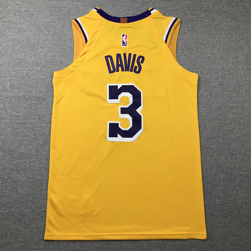 Anthony Davis #3 Los Angeles Lakers Nike Icon Edition Jersey – Gold