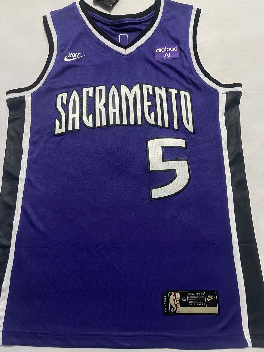 De'Aaron Fox #5 Sacramento Kings Nike Classic Edition Swingman Jersey – Purple