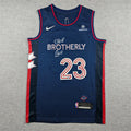 LeBron James #23 Philadelphia 76ers Nike City Edition Swingman Jersey – Navy (City of Brotherly Love)