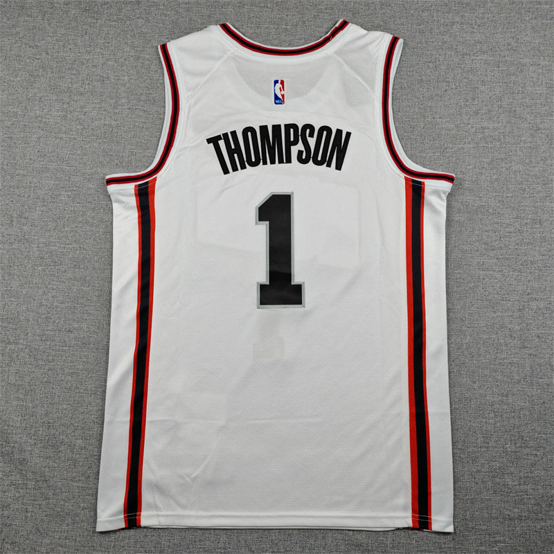 Amen Thompson #1 Houston Rockets City Edition Swingman Jersey – White