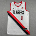 Damian Lillard #0 Portland Trail Blazers Association Edition Nike Swingman Jersey – White