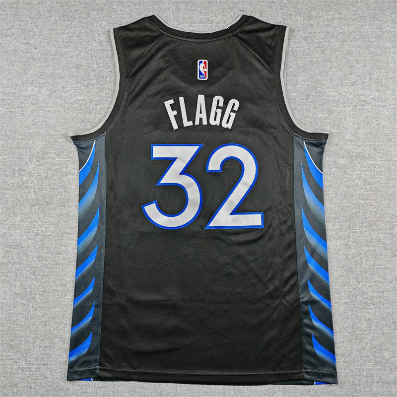 Cooper Flagg #32 Dallas Mavericks City Edition Swingman Jersey – Black