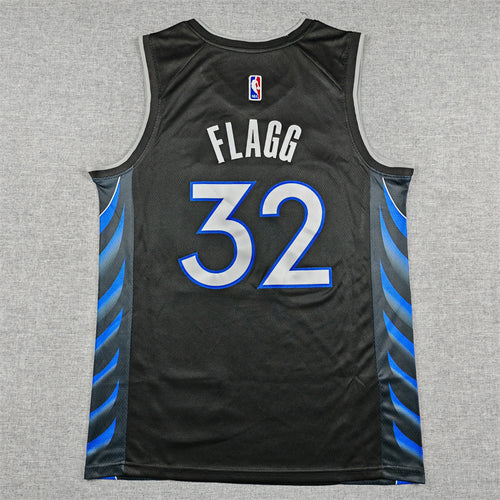 Cooper Flagg #32 Dallas Mavericks City Edition Swingman Jersey – Black
