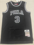 Allen Iverson #3 Philadelphia 76ers Mitchell & Ness 1997-98 Hardwood Classics Swingman Jersey – Black