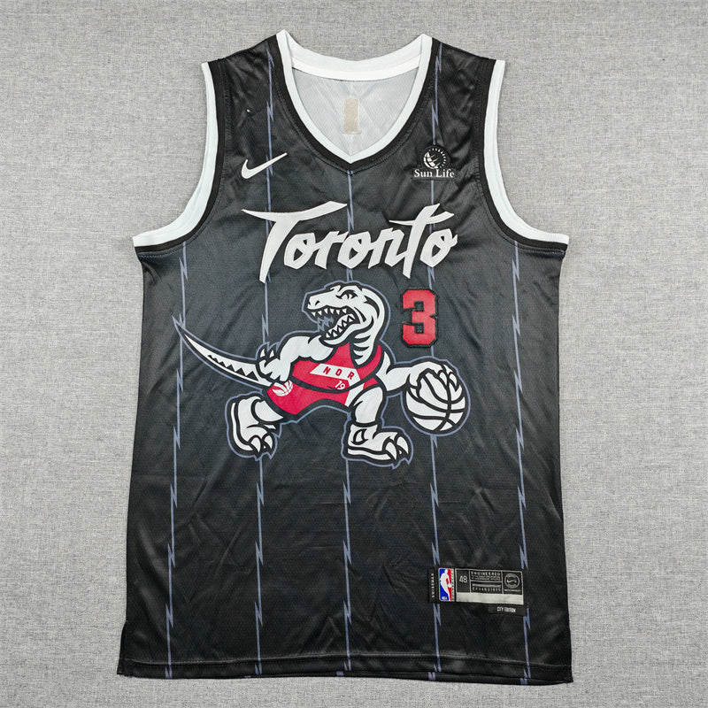 Brandon Ingram #3 Toronto Raptors Nike City Edition Swingman Jersey – Black