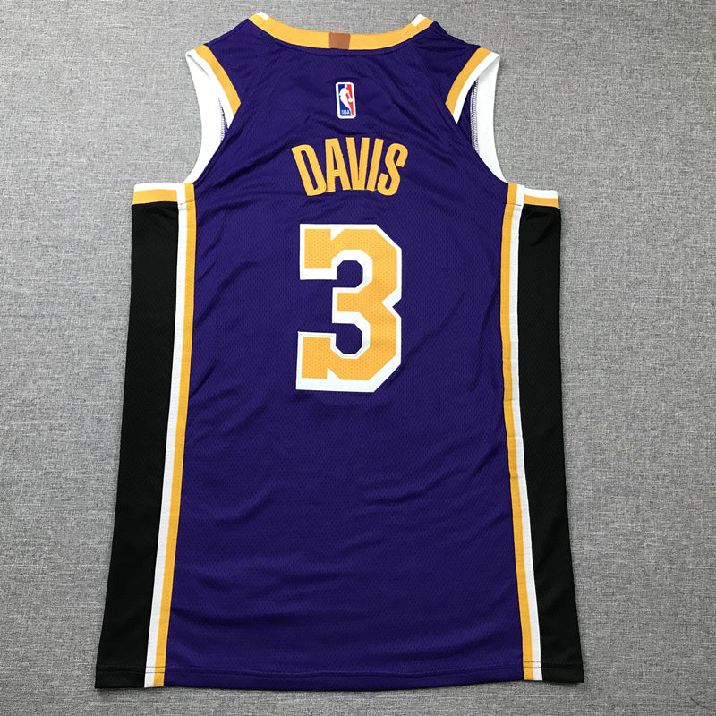 Anthony Davis #3 Los Angeles Lakers Nike Statement Edition Jersey – Purple