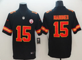Men's Nike Patrick Mahomes Black Kansas City Chiefs Player Game Jersey #15
