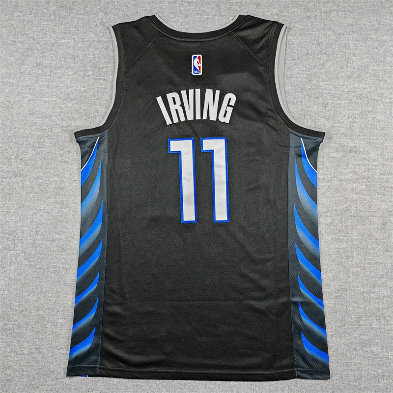 Kyrie Irving #11 Dallas Mavericks City Edition Swingman Jersey – Black