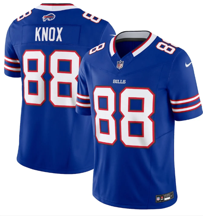 Buffalo Bills #88 Dawson Knox Men's Jersey – Royal Blue | All Stitched