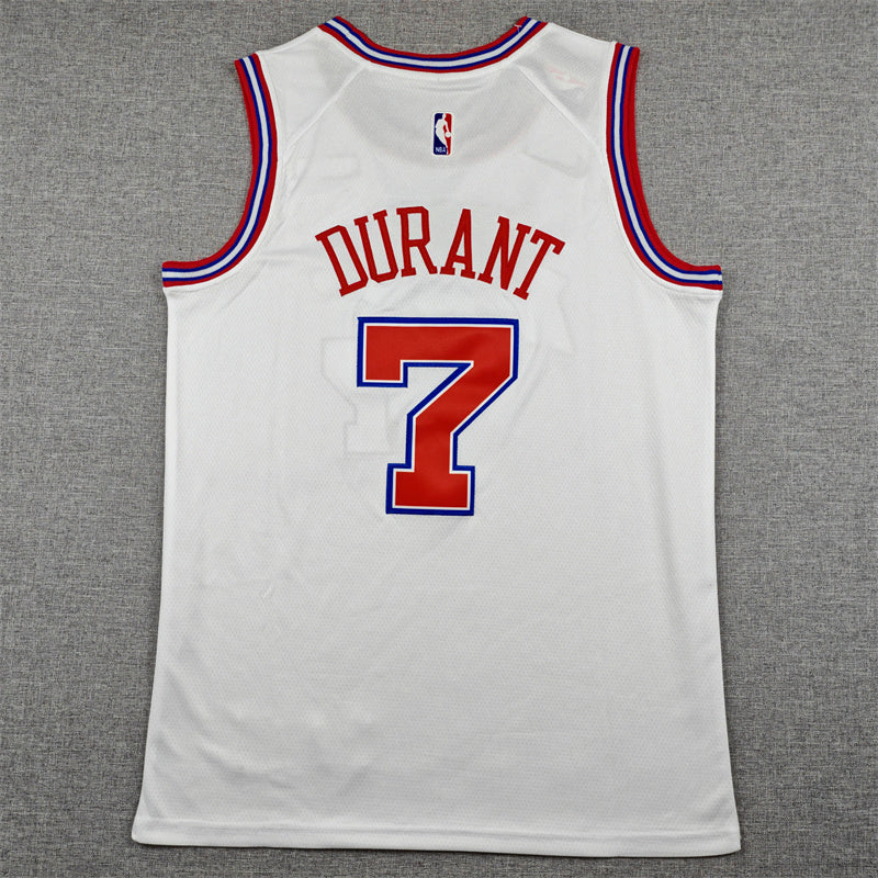 Kevin Durant #7 Houston Rockets City Edition Swingman Jersey – White