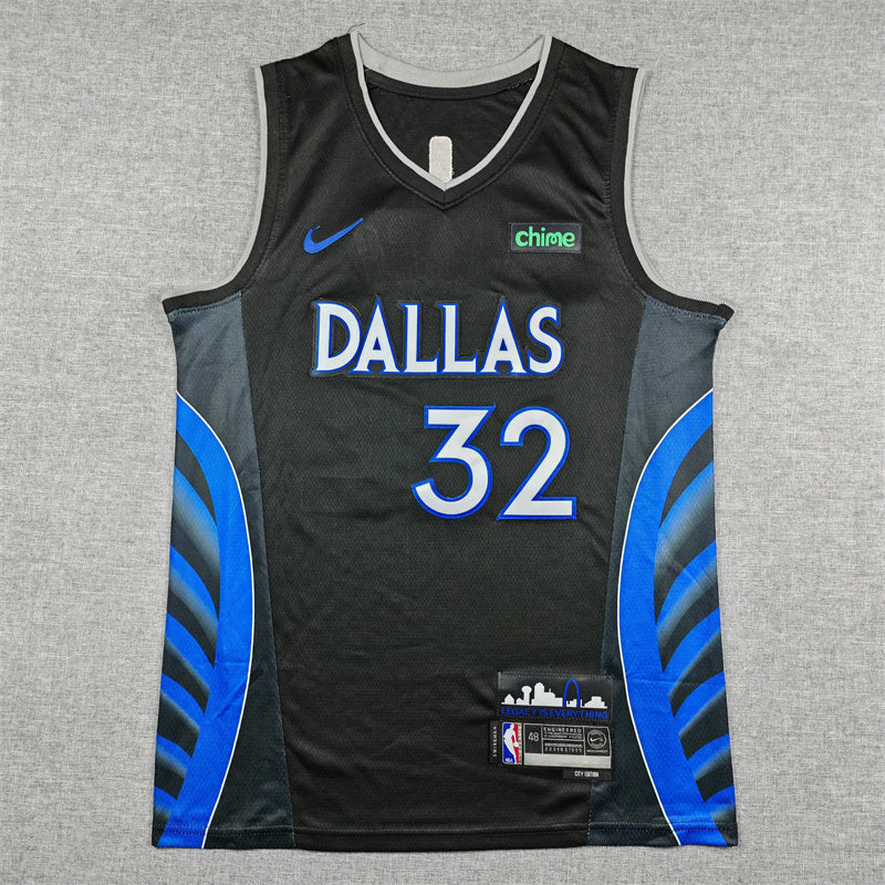 Cooper Flagg #32 Dallas Mavericks City Edition Swingman Jersey – Black