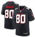 Andre Johnson #80 Houston Texans Nike Alternate Game Jersey – Black