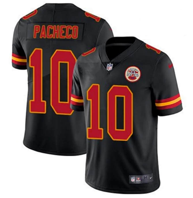 Men's Kansas City Chiefs #10 Isiah Pacheco Jersey