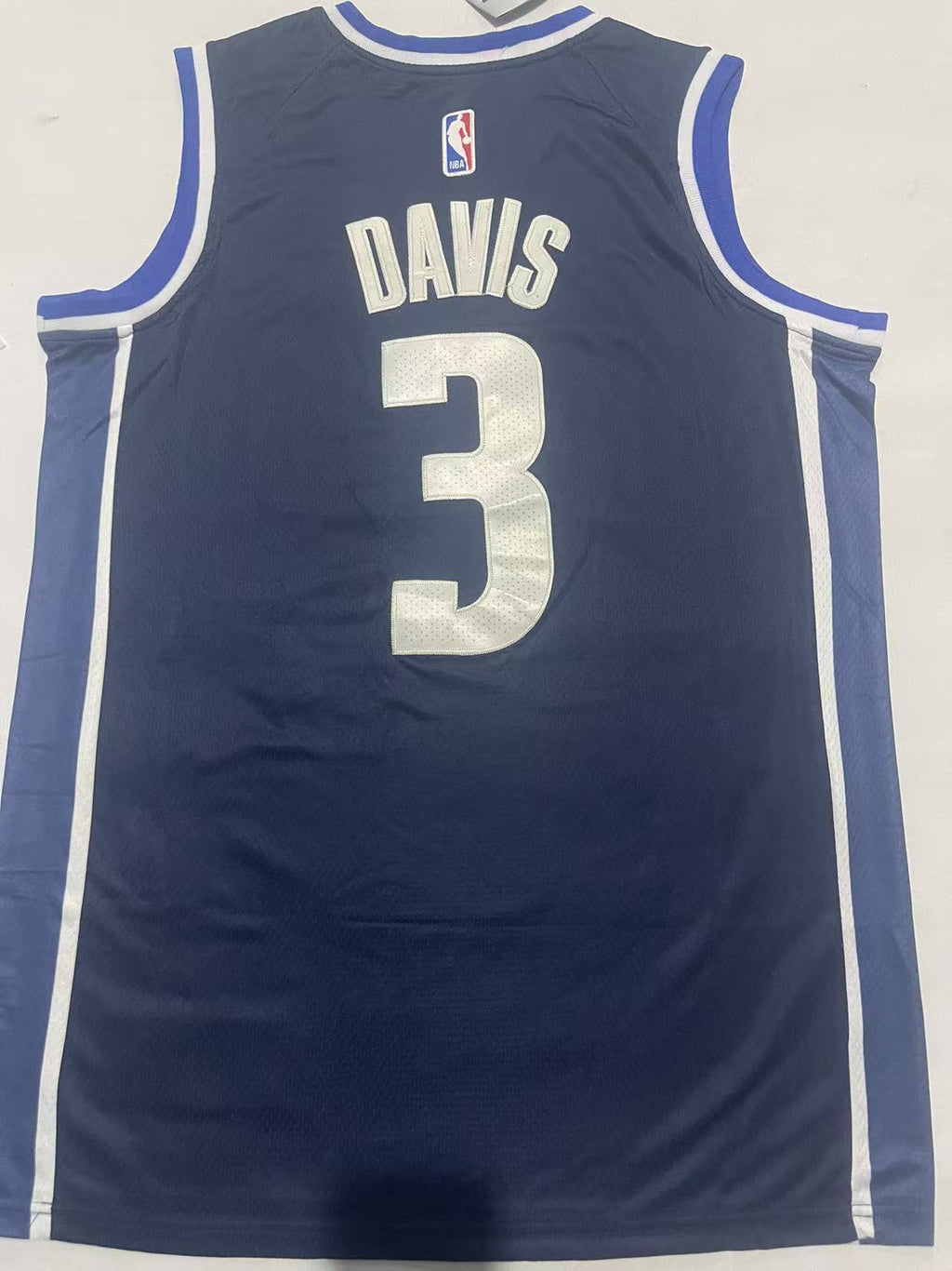 Anthony Davis #3 Dallas Mavericks Statement Edition Swingman Jersey – Navy