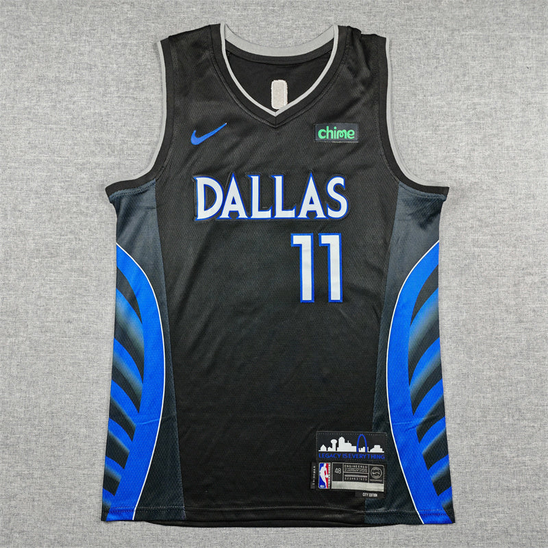 Kyrie Irving #11 Dallas Mavericks City Edition Swingman Jersey – Black