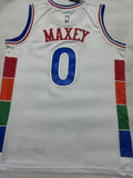 Tyrese Maxey #0 Philadelphia 76ers Classic Edition Swingman Jersey – White