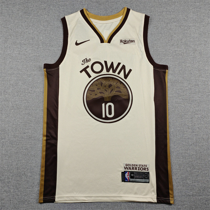 Jimmy Butler III #10 Golden State Warriors City Edition Swingman Jersey – The Town (Cream)