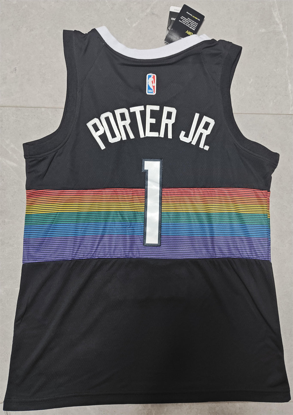 Michael Porter Jr. #1 Denver Nuggets City Edition Nike Swingman Jersey – Black 5280