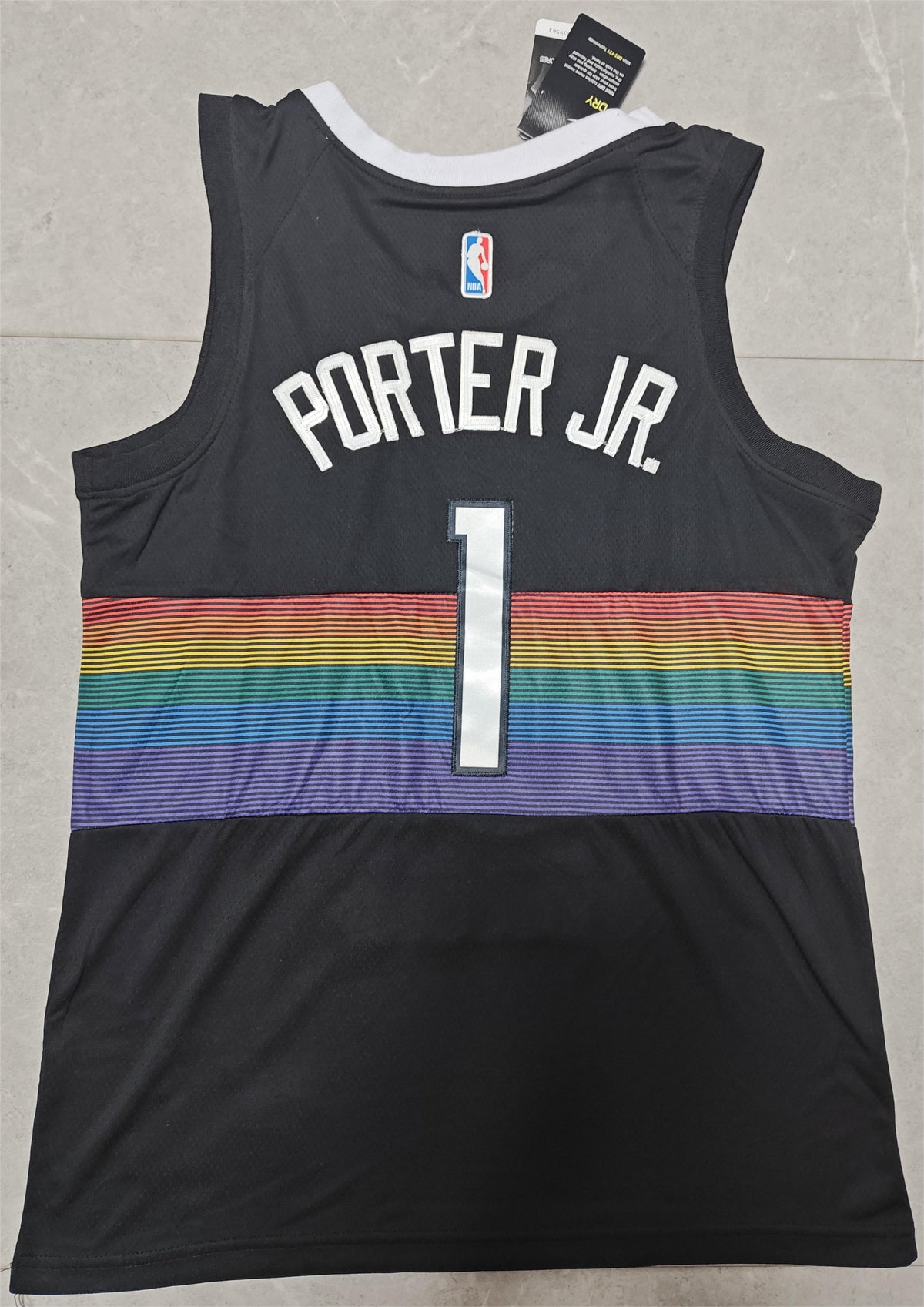 Michael Porter Jr. #1 Denver Nuggets City Edition Nike Swingman Jersey – Black 5280