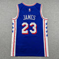 LeBron James #23 Philadelphia 76ers Icon Edition Swingman Jersey – Blue