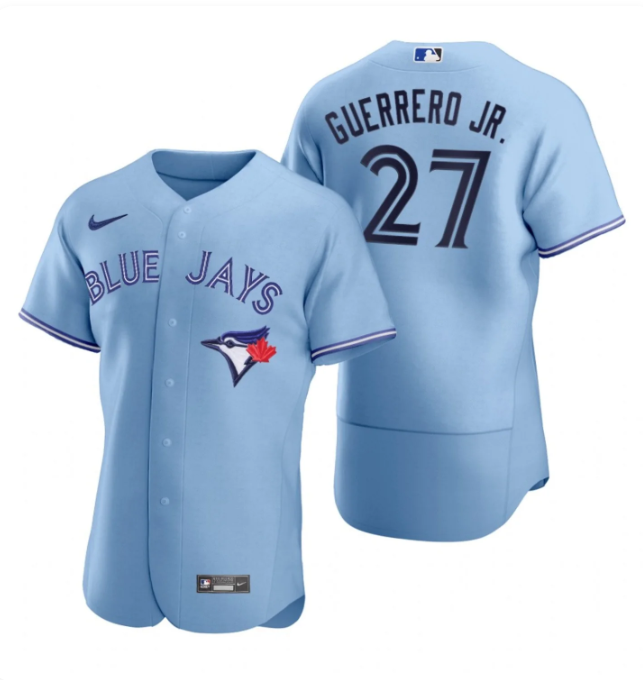 Men's Toronto Blue Jays #27 Vladimir Guerrero Jr. Jersey