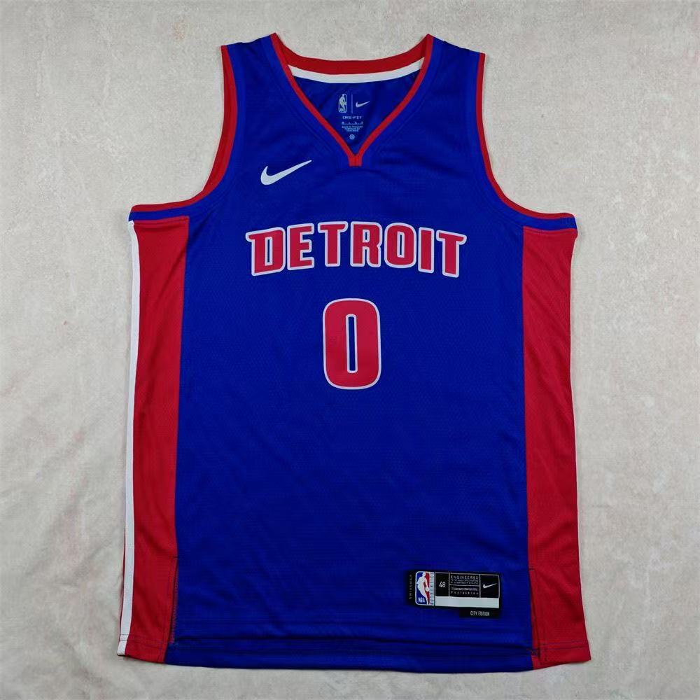 Killian Hayes #0 Detroit Pistons City Edition Swingman Jersey – Royal Blue