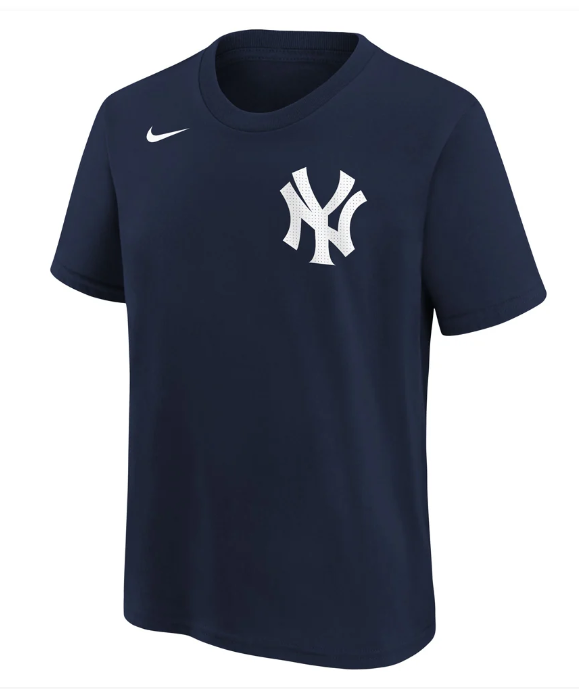 Youth New York Yankees Aaron Judge #99 Nike Name & Number T-Shirt – Navy