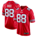 Buffalo Bills #88 Dawson Knox Men's Alternate Jersey – Red | All Stitched