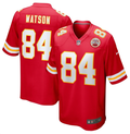 Men's Kansas City Chiefs Justin Watson Red Game Jersey