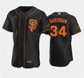 Men's San Francisco Giants #34 Kevin Gausman Black Alternate Player Jersey