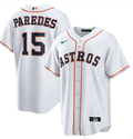 Isaac Paredes #15 Houston Astros Men's Home Replica Baseball Jersey - White