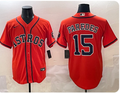 Isaac Paredes #15 Houston Astros Men's Replica Player Jersey - Orange
