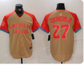 Men's American League Vladimir Guerrero Jr. #27 Cream 2024 MLB All-Star Game Limited Player Jersey