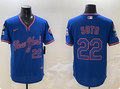 Juan Soto #22 New York Mets Replica Player Jersey – Royal Blue