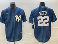 Juan Soto #22 New York Yankees Nike Replica Player Jersey – Blue