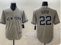 Juan Soto #22 New York Yankees Nike Gray Game Player Jersey – Road