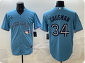 Men's Toronto Blue Jays #34 Kevin Gausman Powder Blue Replica Player Jersey