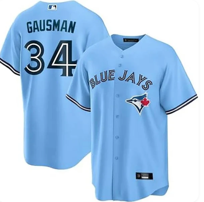 Men's Toronto Blue Jays #34 Kevin Gausman Powder Blue Nike Alternate Limited Jersey