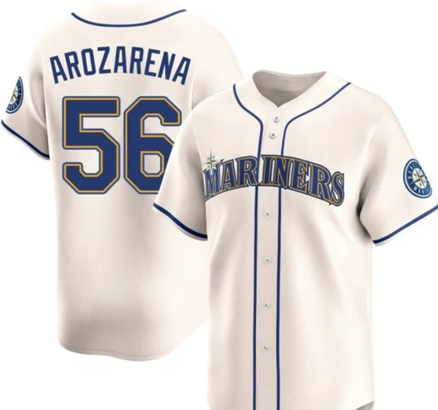 Youth Kids Nike Randy Arozarena Seattle Mariners Official MLB Stitched Jersey