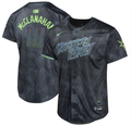 Youth Nike Shane McClanahan Tampa Bay Rays 2024 City Connect Limited Player Jersey - Charcoal