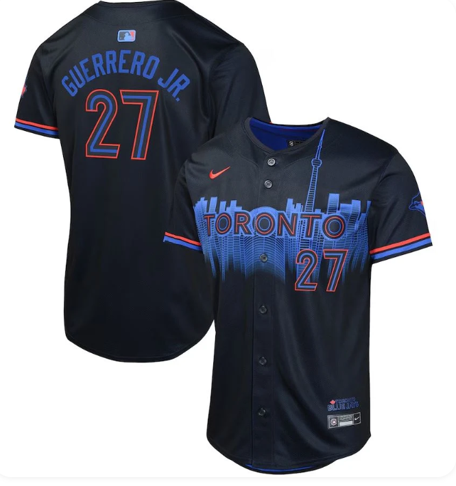 Men's Toronto Blue Jays #27 Vladimir Guerrero Jr. City Connect Limited Jersey
