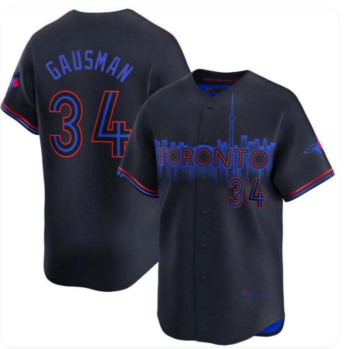 Men's Toronto Blue Jays #34 Kevin Gausman City Connect Limited Jersey