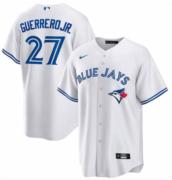 Men's Toronto Blue Jays #27 Vladimir Guerrero Jr. Jersey