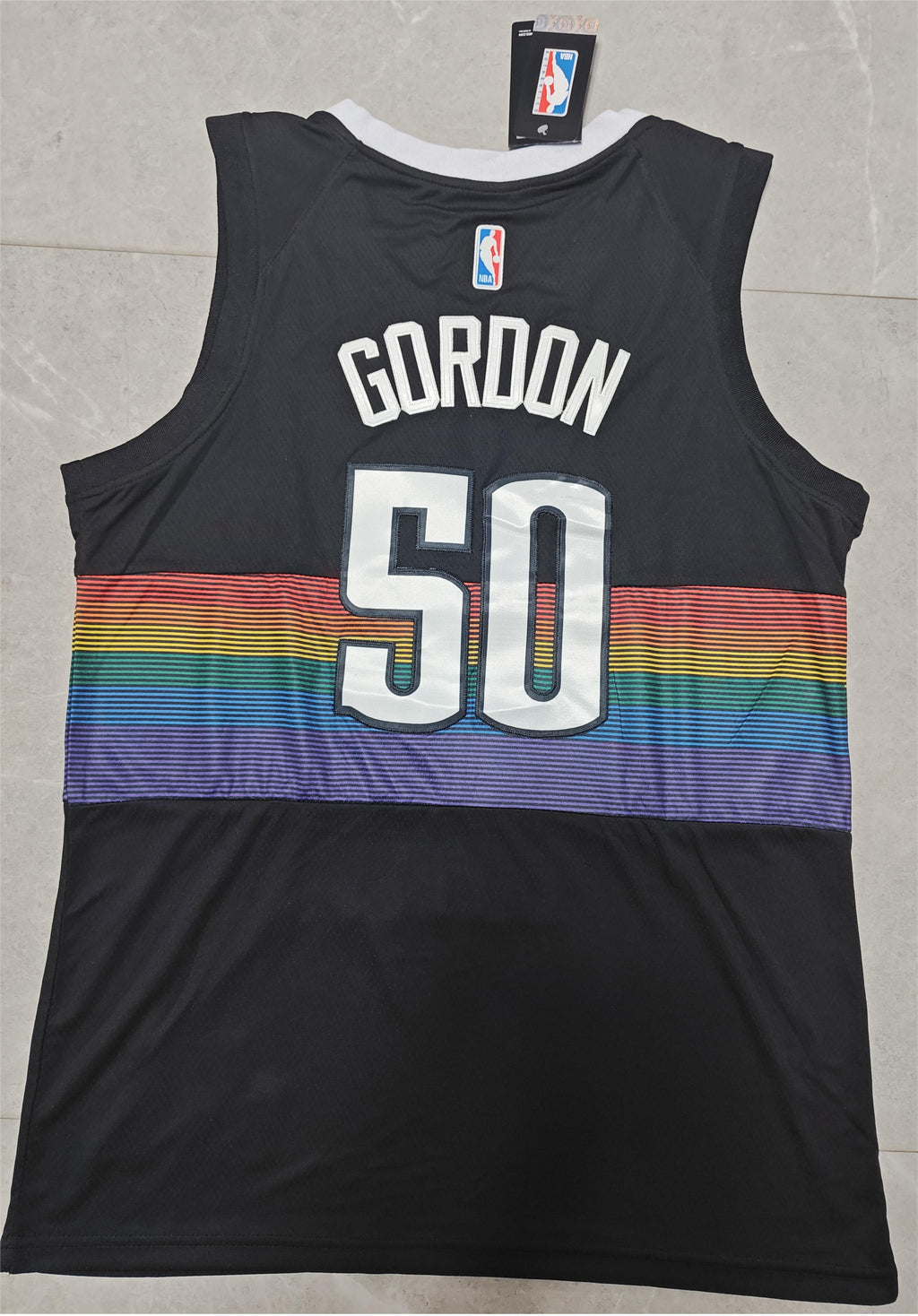 Aaron Gordon #50 Denver Nuggets City Edition Nike Swingman Jersey – Black 5280