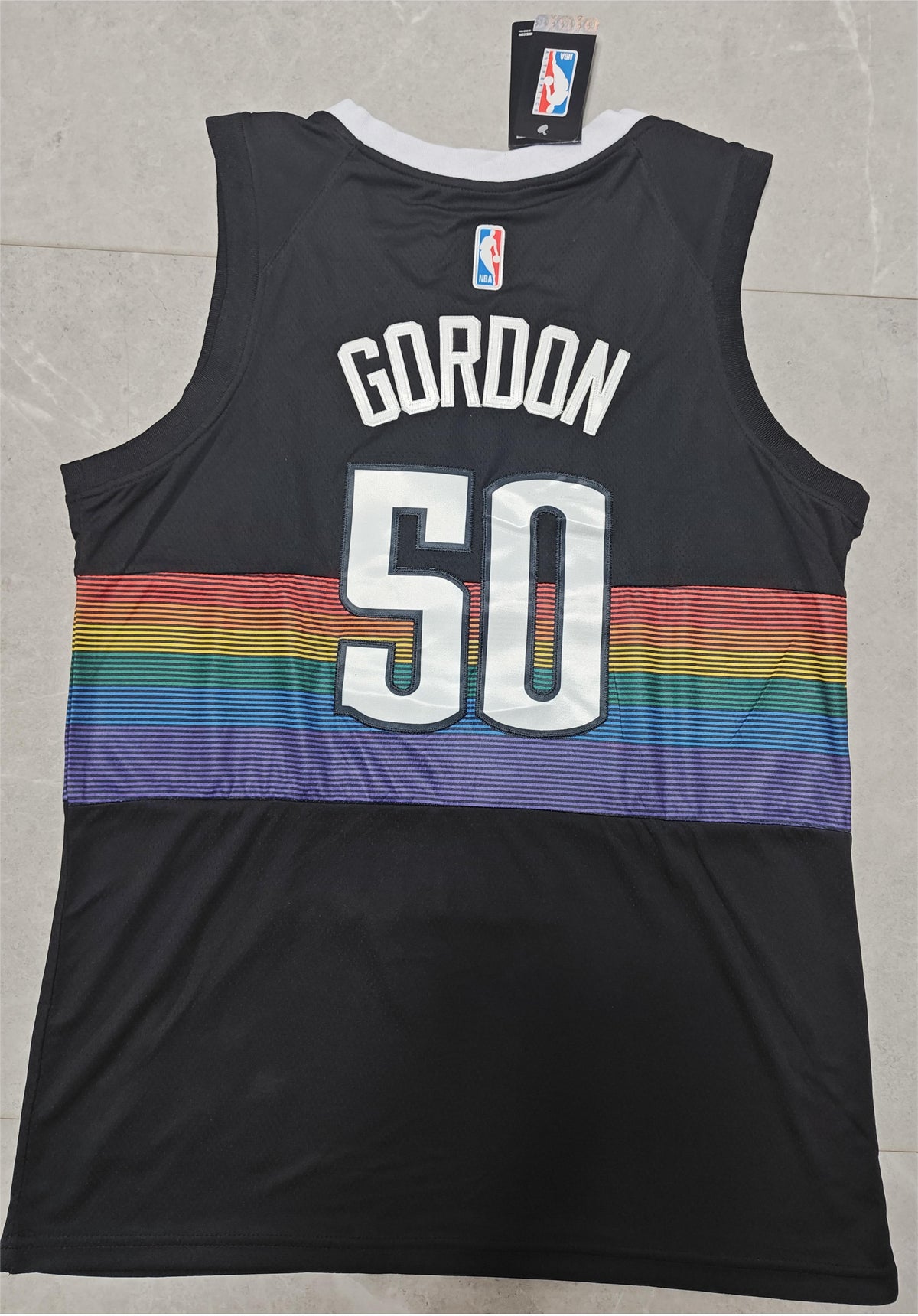Aaron Gordon #50 Denver Nuggets City Edition Nike Swingman Jersey – Black 5280