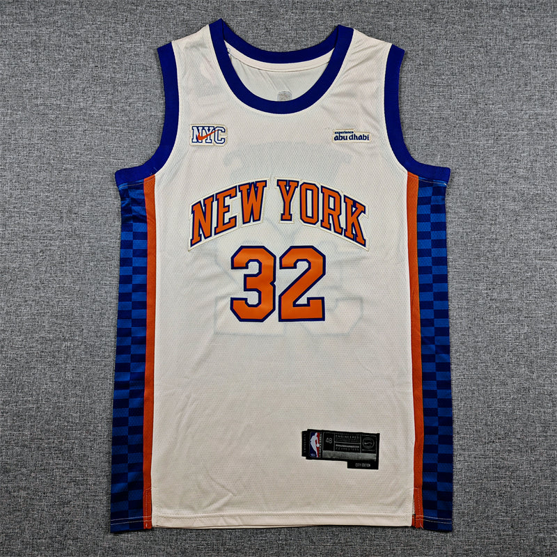Karl-Anthony Towns #32 New York Knicks Nike City Edition Swingman Jersey – White