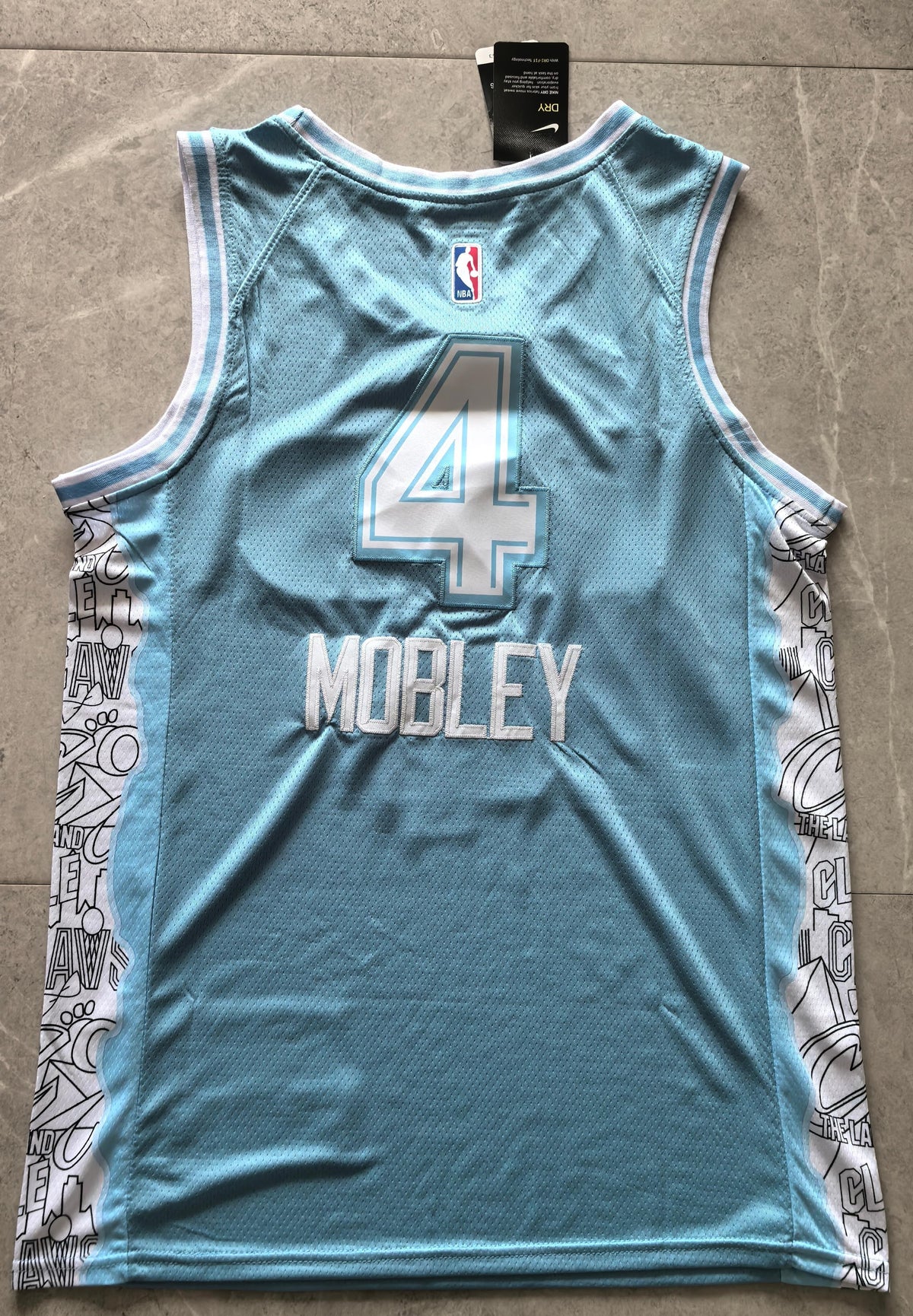 Evan Mobley #4 Cleveland Cavaliers Nike City Edition Swingman Jersey – The Land Powder Blue